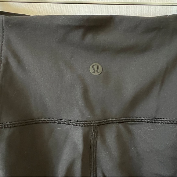 LULULEMON LUXESTREME LEGGINGS 4 RIBBED SIDE LEG PANEL POCKETS ANKLE YOGA ACTIVE - Picture 7 of 11
